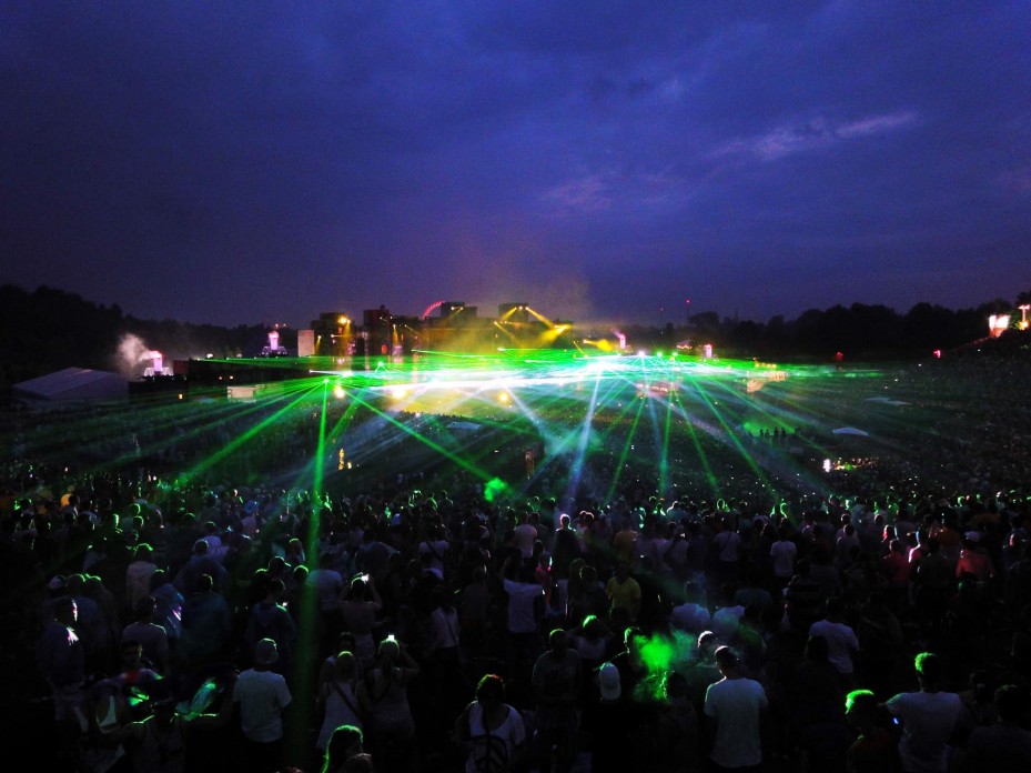 Tomorrowland 2012 Lasershow